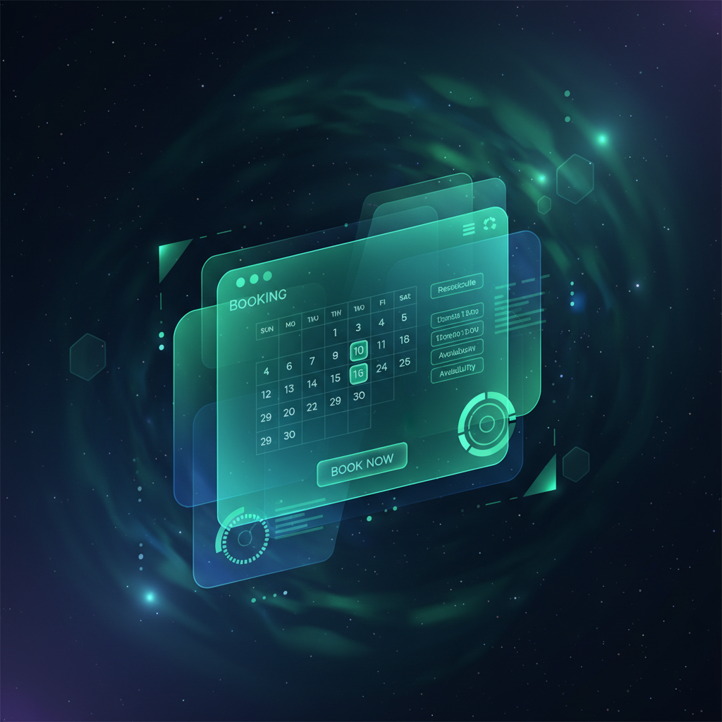 3D Booking Interface